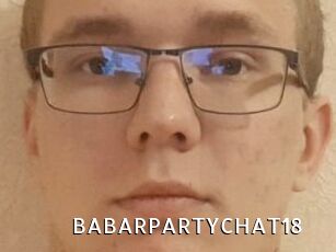 BABARPARTYCHAT18