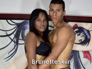 Brunetteskiin