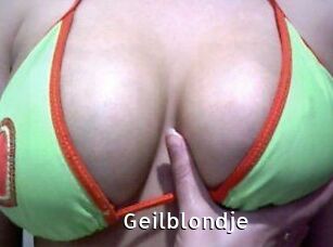 Geilblondje